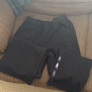 GARAGE Black Sweatpants with Elastic Waist SZ M